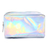 trousse de toilette holographique argent
