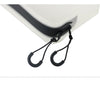 trousse de toilette blanche fermeture