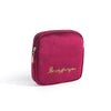 trousse de toilette carré rouge