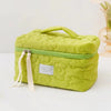 Vanity matelassé vert