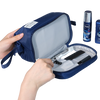 trousse de toilette homme bleu rangements