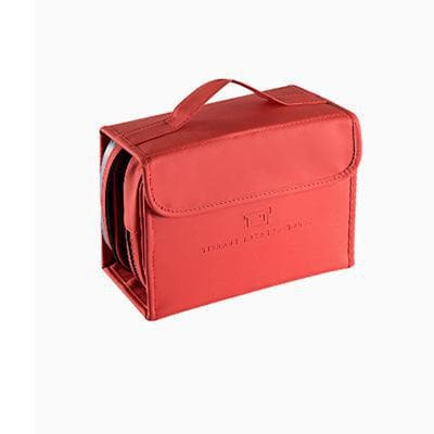 Trousse De Toilette Murale Ares Bleue - Idéale Pour Camping, Bivouac, Voyage, Hôtel