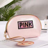 Trousse de maquillage fille rose clair