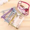 petite trousse de toilette transparente
