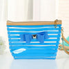 Trousse de toilette transparente noeud papillon