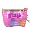 Trousse de toilette transparente noeud papillon