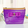 Trousse de toilette transparente noeud papillon