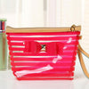 Trousse de toilette transparente noeud papillon