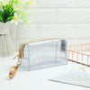 Trousse de toilette transparente brillante