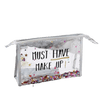 Trousse de toilette transparente make up