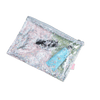 Trousse de toilette transparente paillette