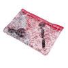Trousse de toilette transparente paillette