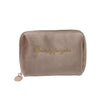 Trousse de toilette femme velours