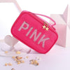 Trousse de toilette femme rose