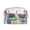 Trousse de toilette transparente glace