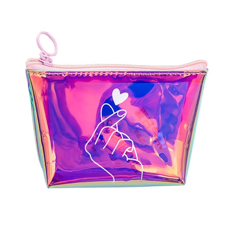 Trousse de toilette transparente love