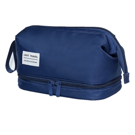 trousse de toilette homme bleu