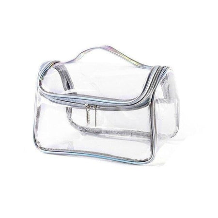 Trousse de toilette transparente chic