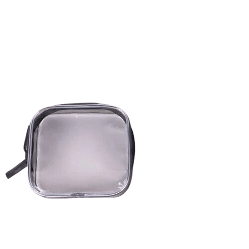 Trousse de toilette transparente format mini