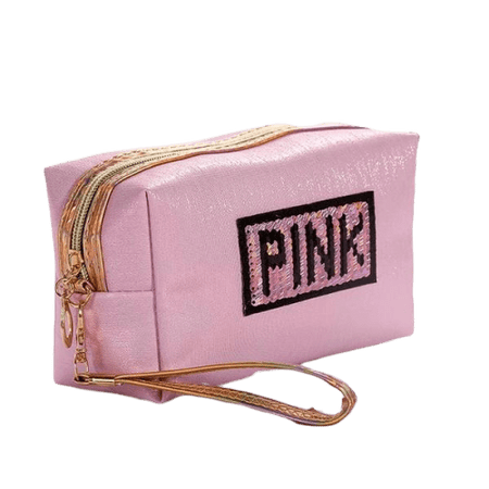 Trousse de toilette fille rose