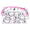 Trousse de toilette transparente petits chats