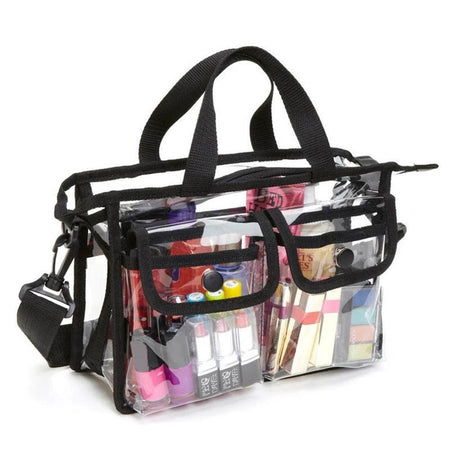 Grosse trousse de toilette transparente