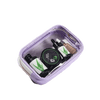 Trousse de toilette transparente violette
