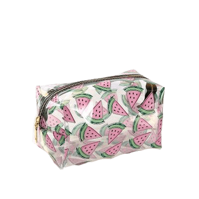 Trousse de toilette transparente pastèque