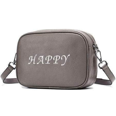 Trousse de toilette cuir femme happy