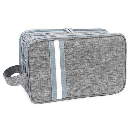 trousse de toilette homme double zip