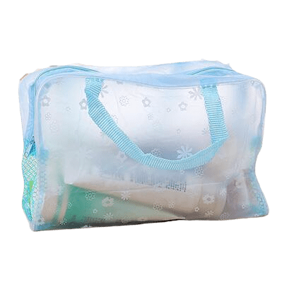 Rebanky 4 Pièces Trousse de Toilette Transparente Voyage Pochette