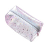 Trousse de toilette transparente paillette étoile